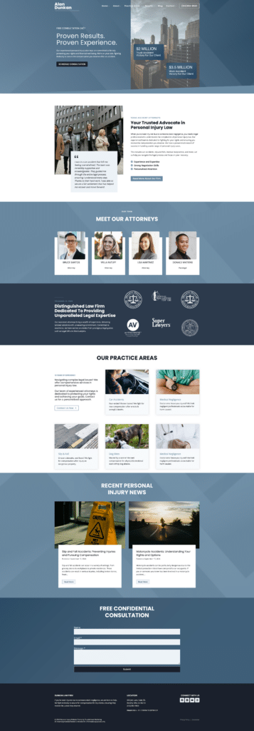 Personal Injury Theme Personal Injury Home Template 2