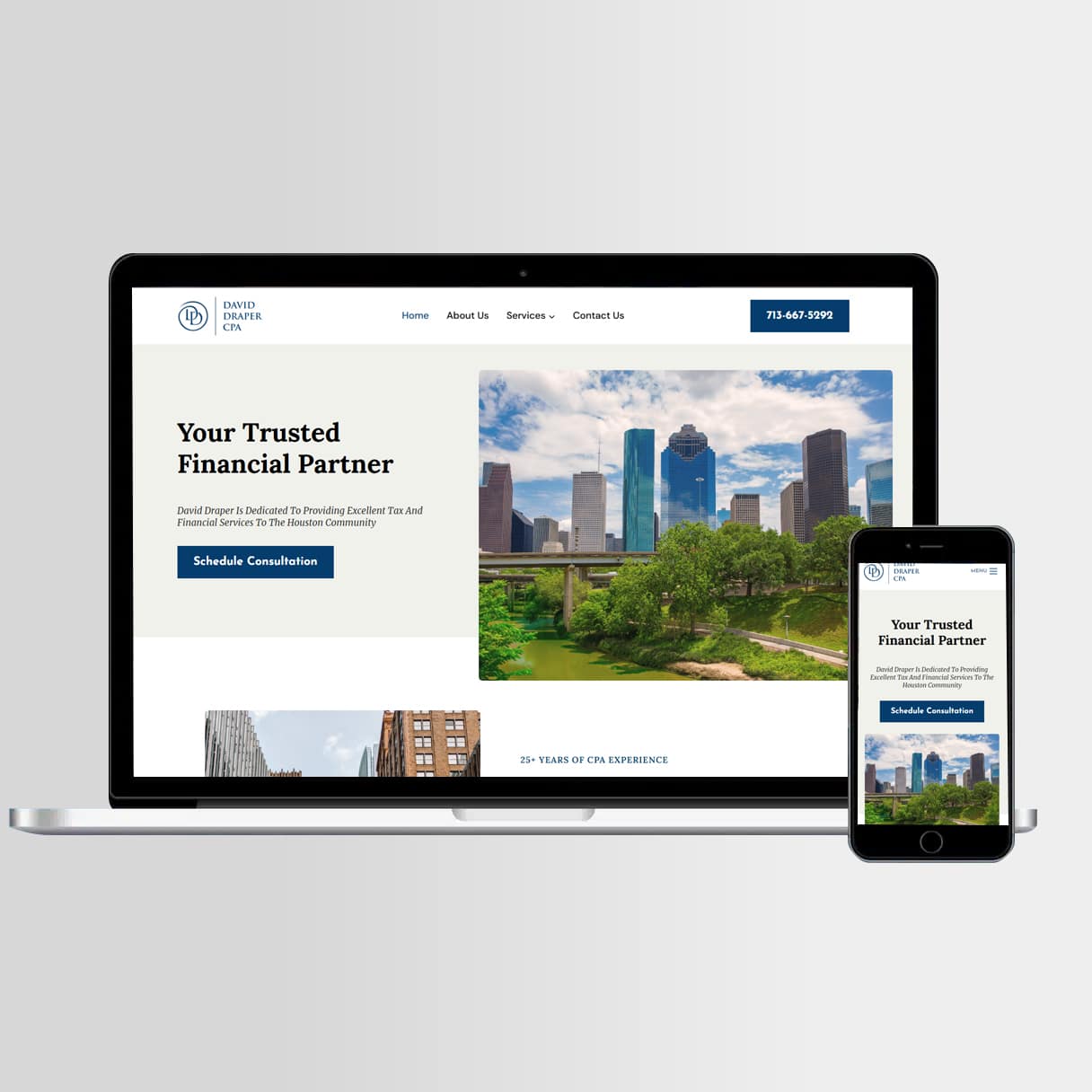 Law Firm Mobile Responsive Website Design ddrapercpa